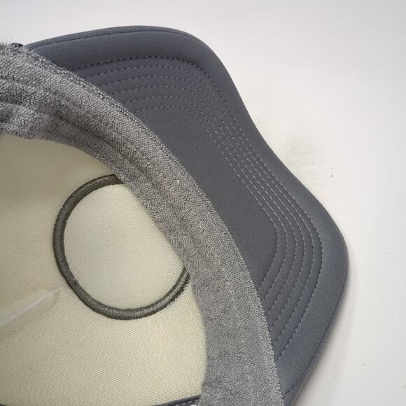 Happy Caps Snapback Rope Trucker Hat Gray One Size Mesh Back Smiley - Picture 8 of 9